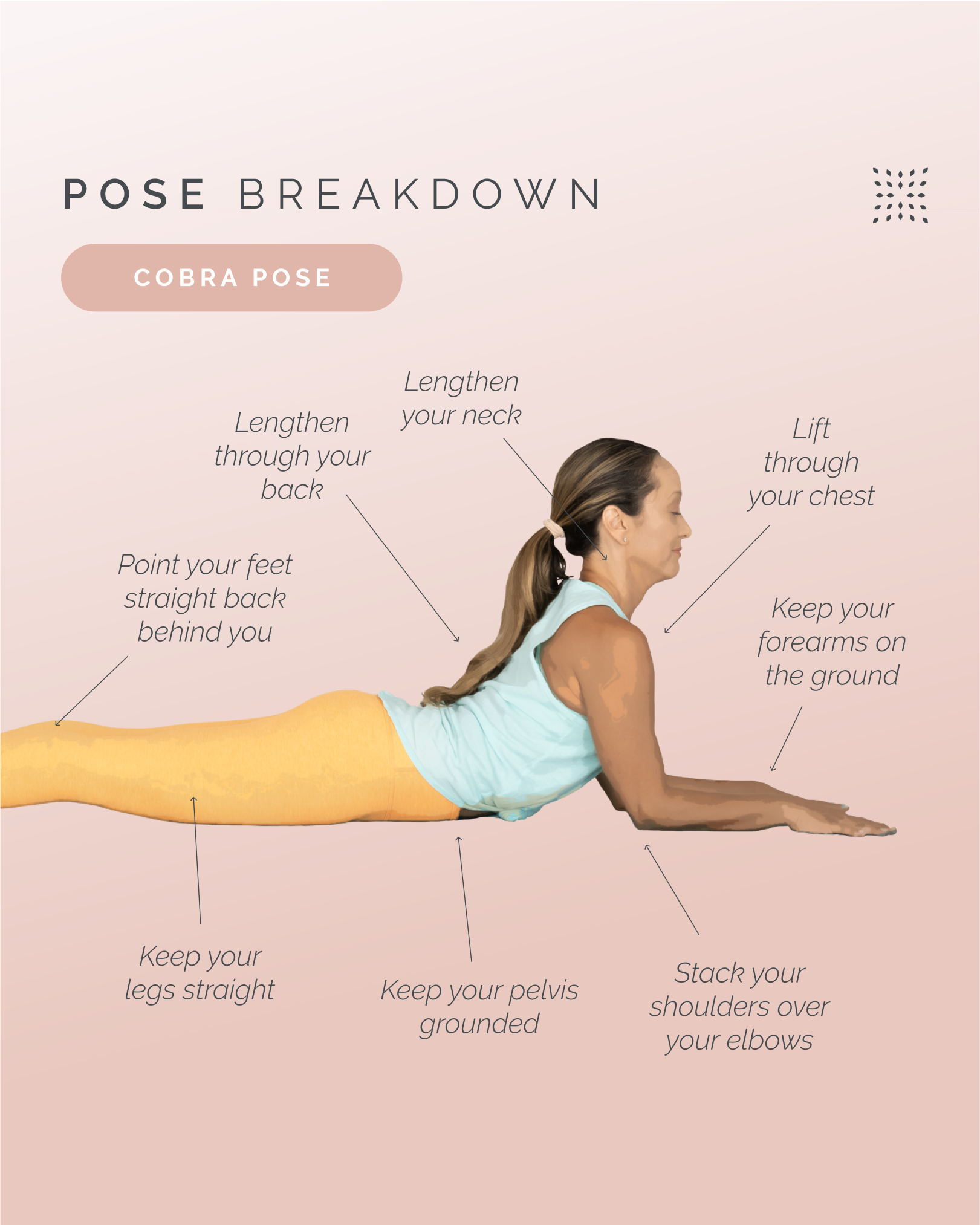 Kobra Pose Yoga Kobra Pose Oder Bhujangasana Mann bt St rkende