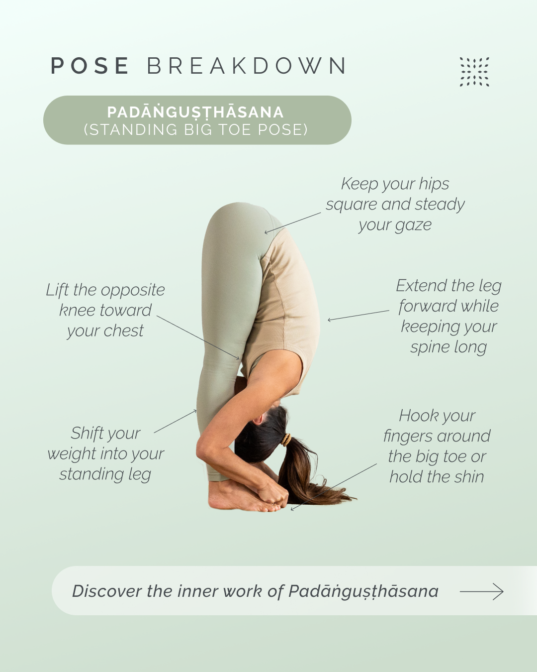 Padāṅguṣṭhāsana: A Complete Guide to the Standing Big Toe Pose